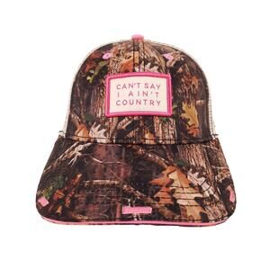 Florida Georgia Line Womens Can't Say I Ain't Country Camo Mesh Hat Adjustable